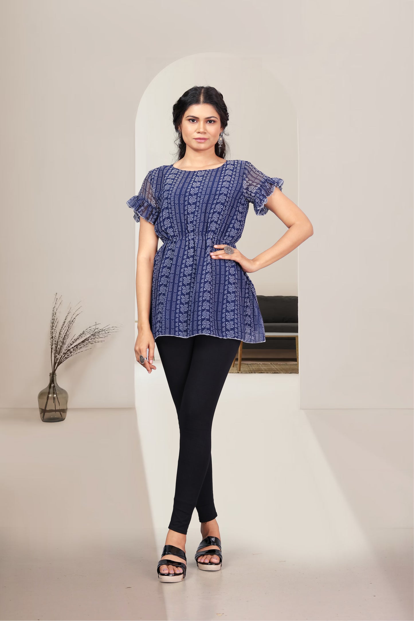 Women Ethnic motifs print A-line top